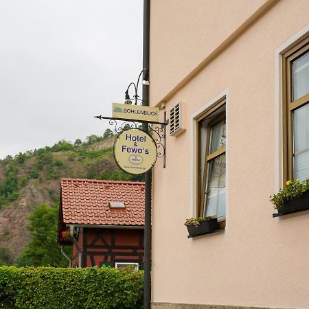 Hotel & Ferienwohnungen Bohlenblick Saalfeld Saale 외부 사진