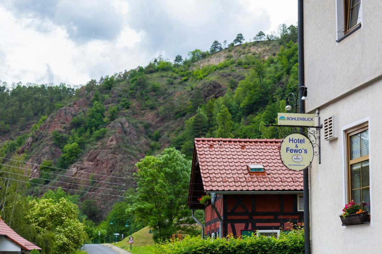 Hotel & Ferienwohnungen Bohlenblick Saalfeld Saale 외부 사진