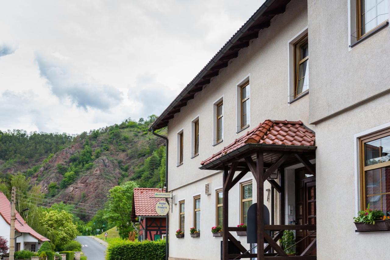 Hotel & Ferienwohnungen Bohlenblick Saalfeld Saale 외부 사진