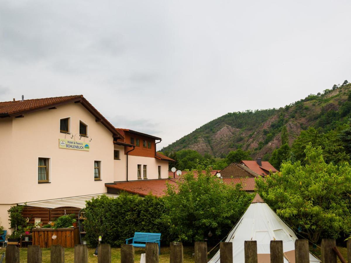 Hotel & Ferienwohnungen Bohlenblick Saalfeld Saale 외부 사진